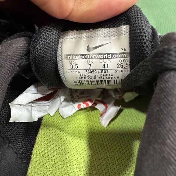 Womens Nike Free 5.0 Black White Trainer Running Shoes 580591-002 Size 9.5 - Picture 4 of 9